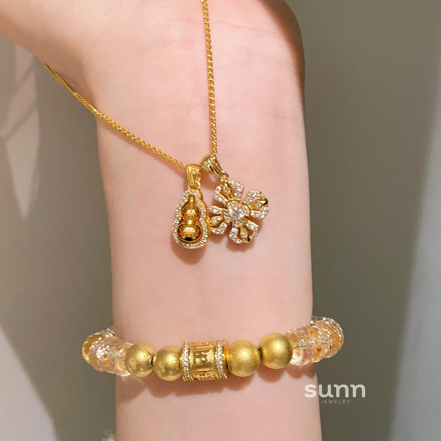 Kaylie Auspicious Charm Necklace [Y4ACOR0R]