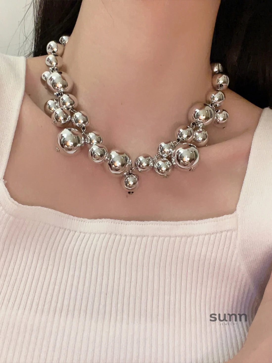 Kaylyn Vintage Grape Tassel Necklace