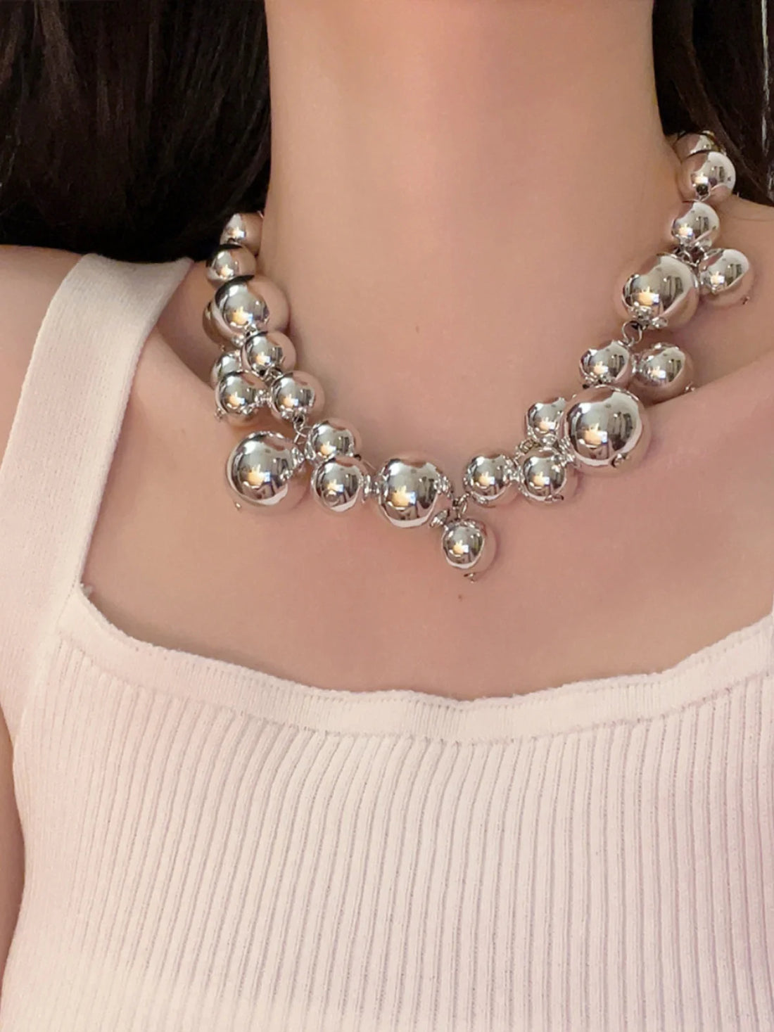 Kaylyn Vintage Grape Tassel Necklace