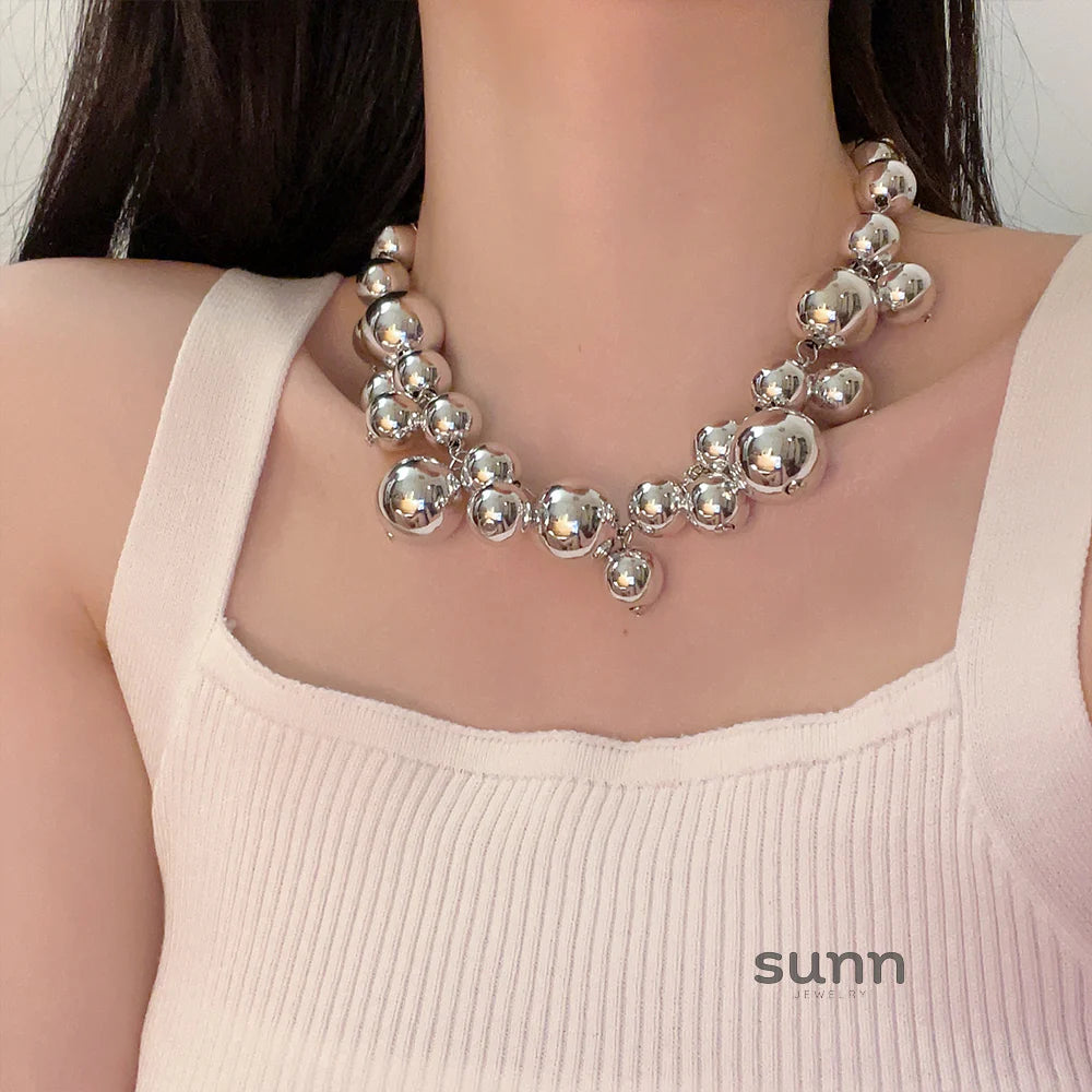 Kaylyn Vintage Grape Tassel Necklace