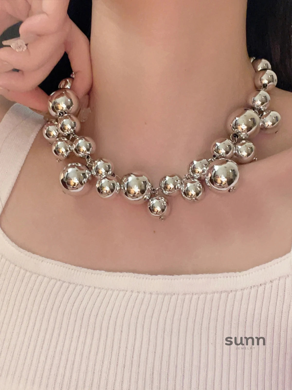 Kaylyn Vintage Grape Tassel Necklace