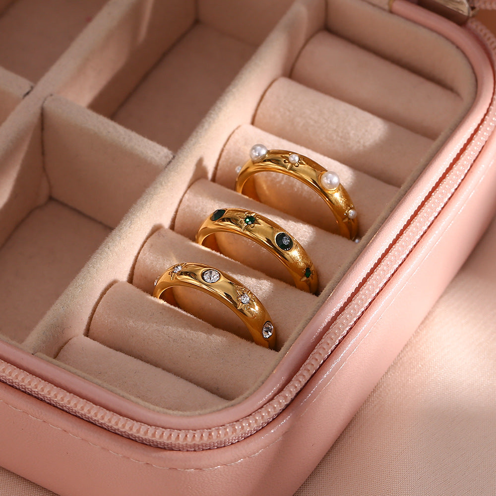 Kaylynn Floral Zircon Ring [3RRRR0UW]