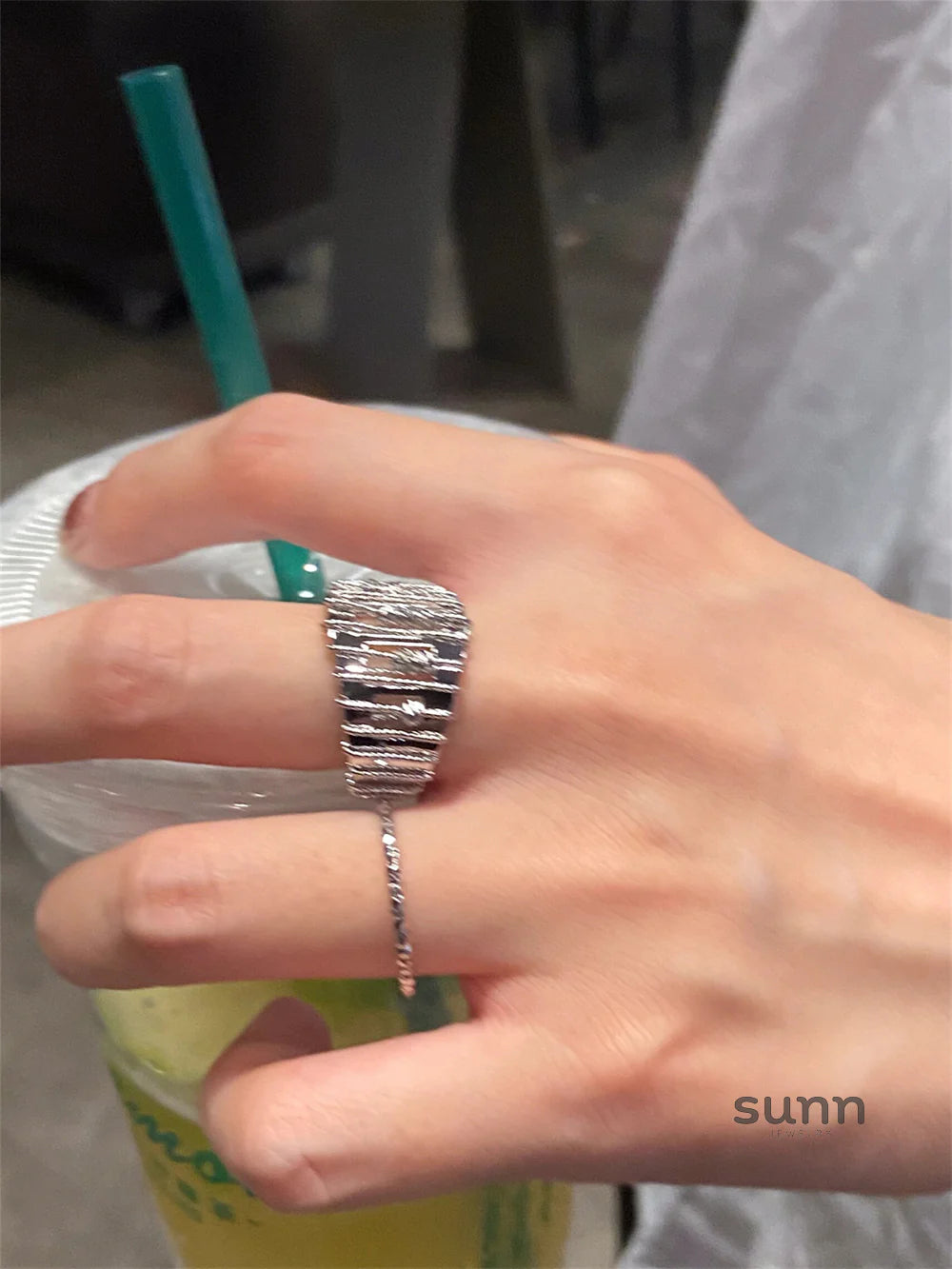 Kaysen Industrial Hollow Open Ring