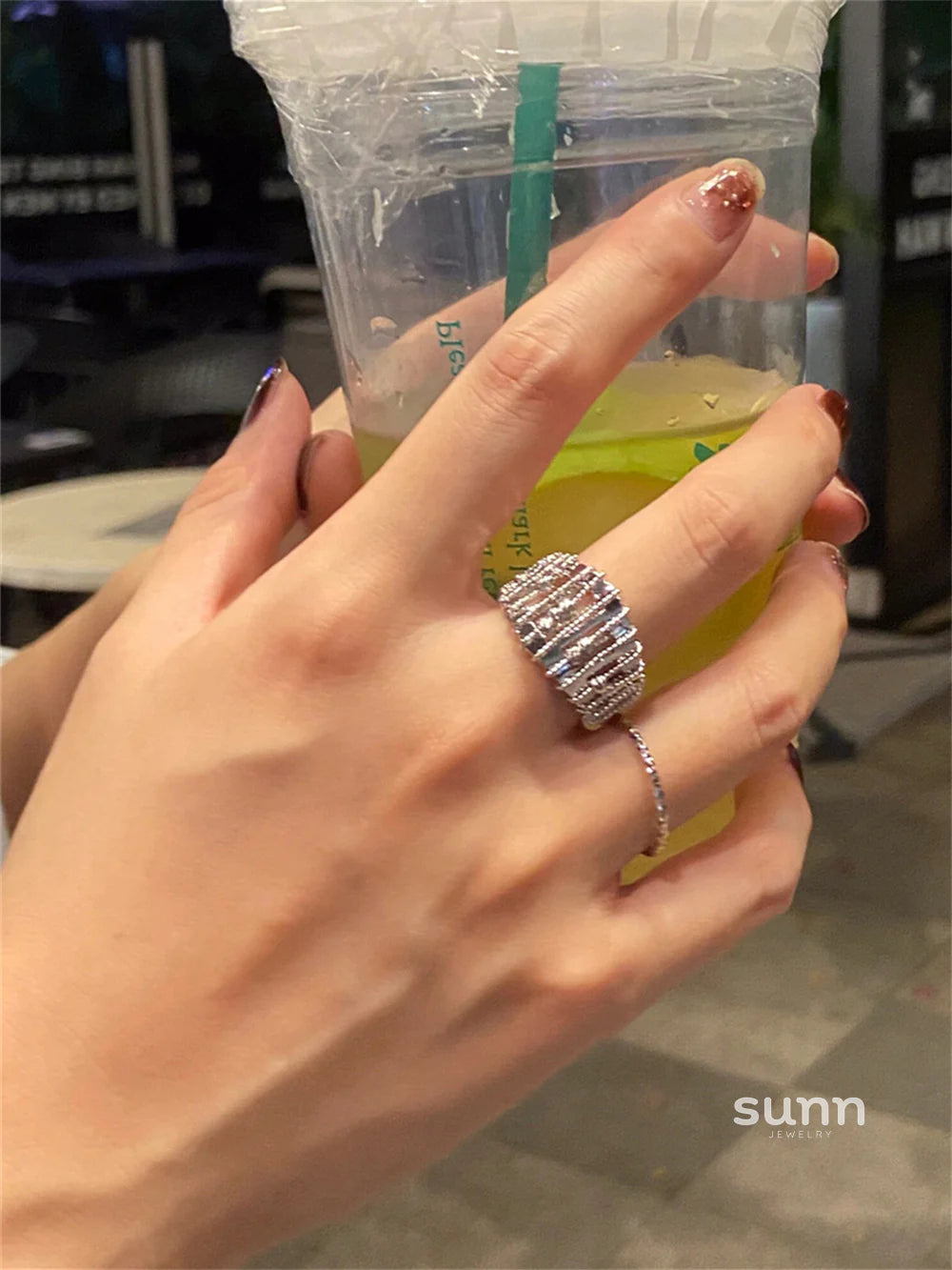 Kaysen Industrial Hollow Open Ring