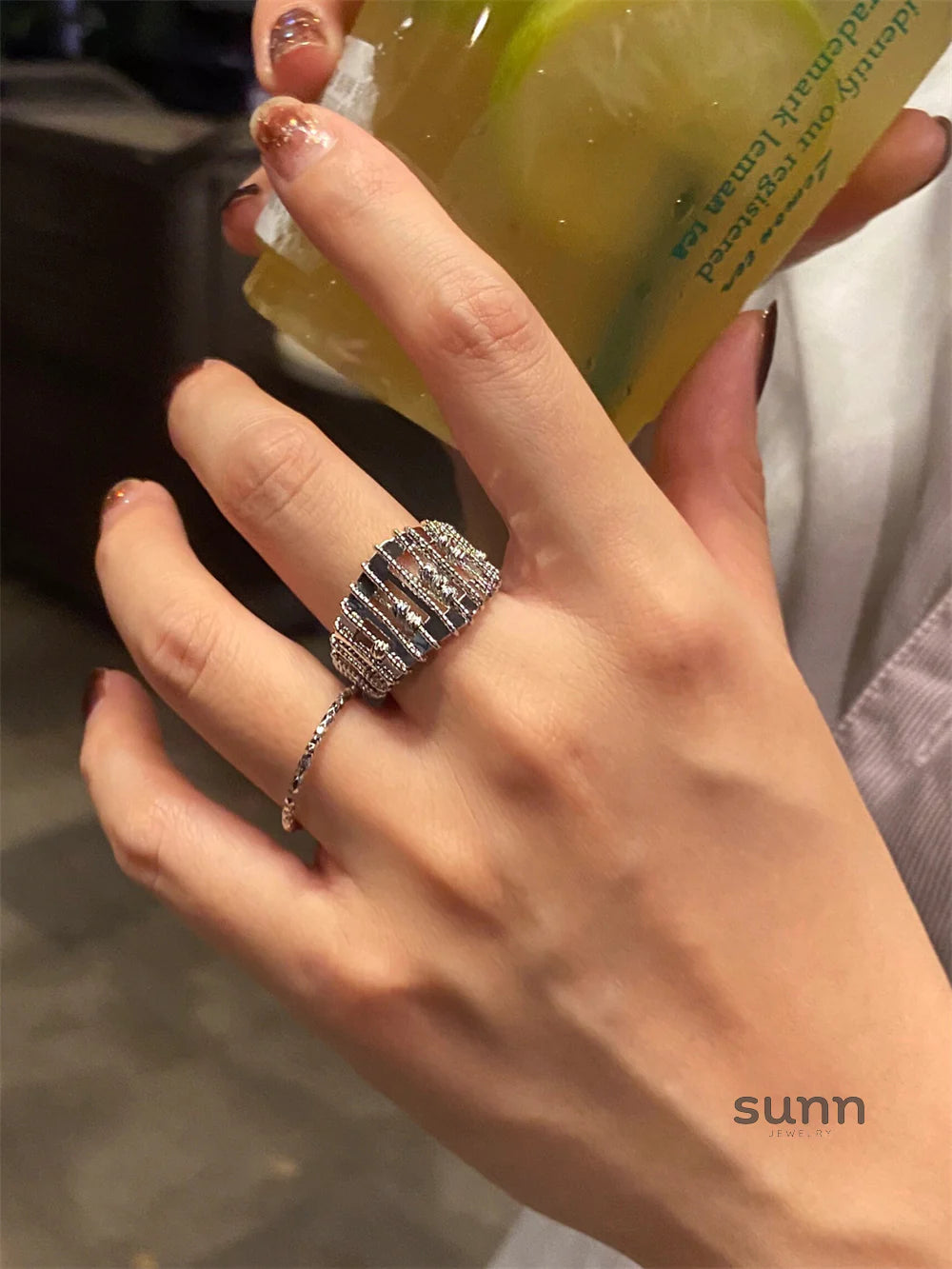 Kaysen Industrial Hollow Open Ring
