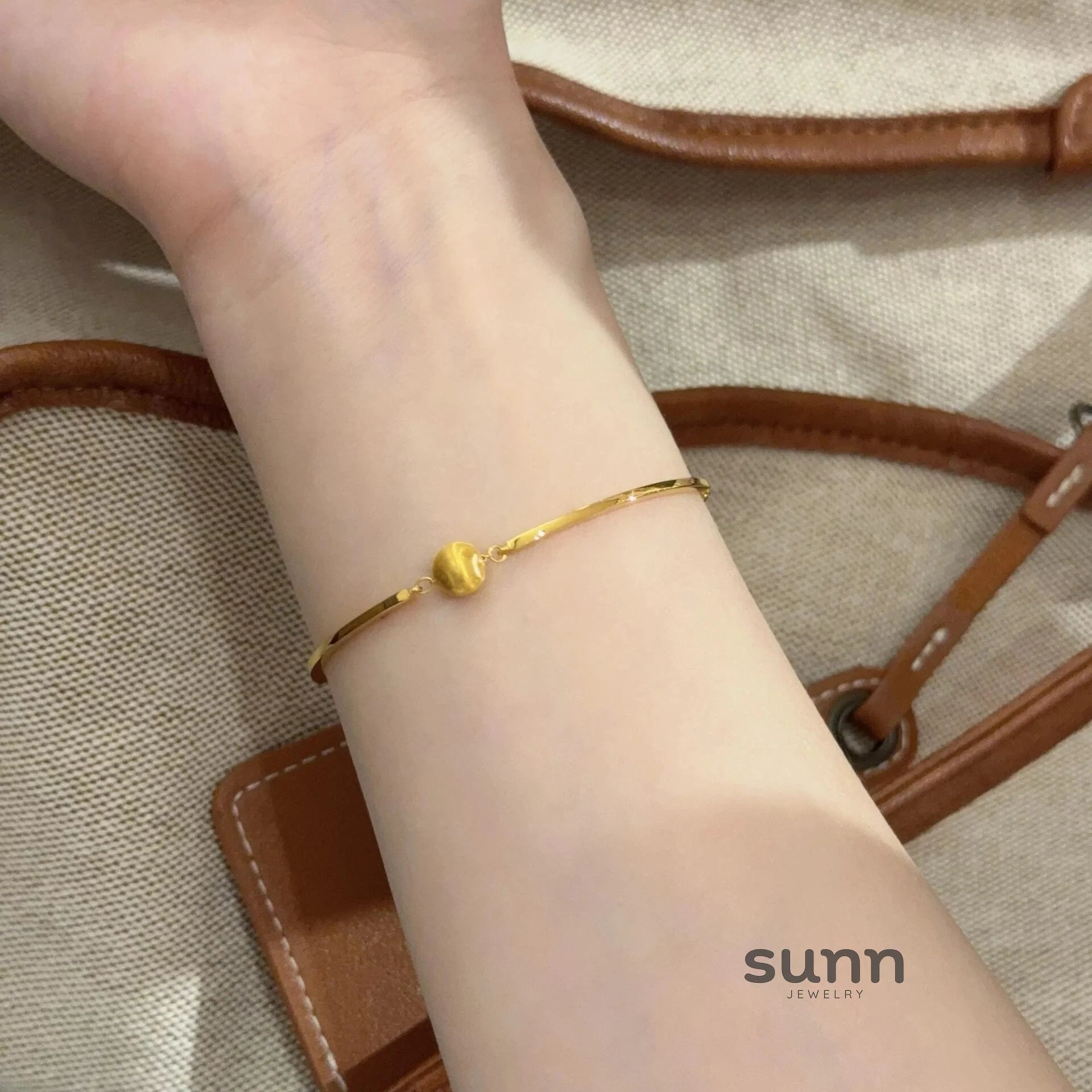 Kaytlyn Starry Sand Gold Cuff