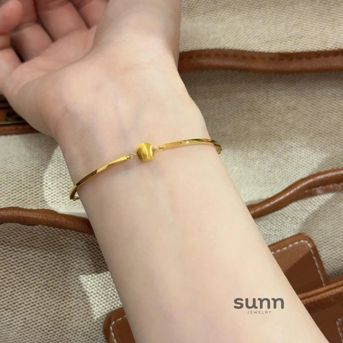 Kaytlyn Starry Sand Gold Cuff