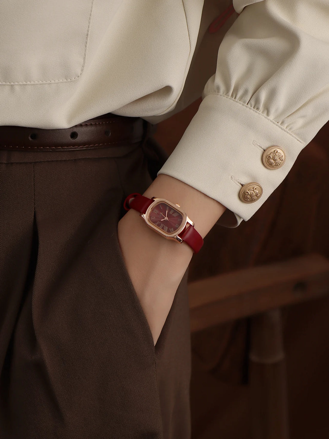 Kealani Vintage Rectangular Watch