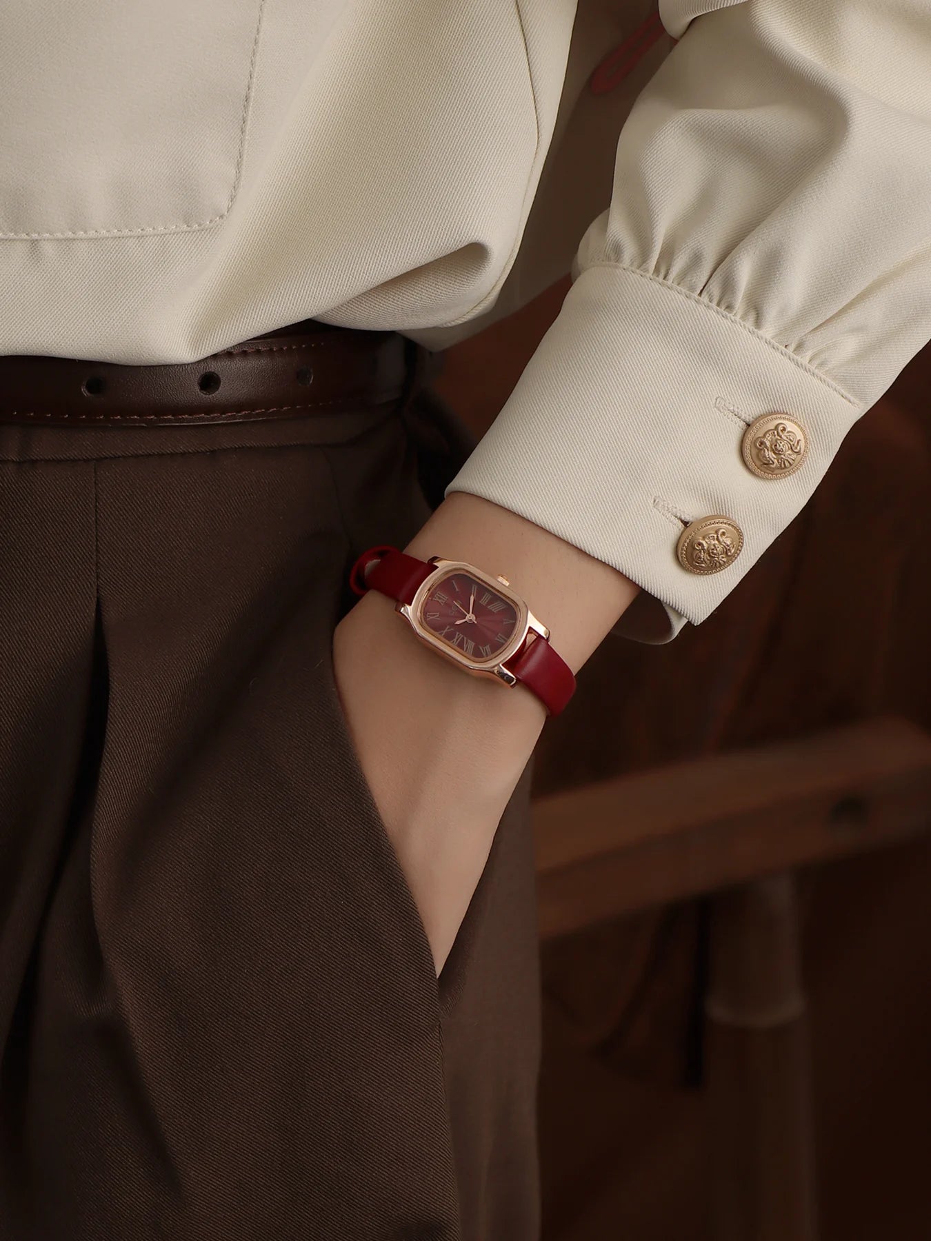 Kealani Vintage Rectangular Watch