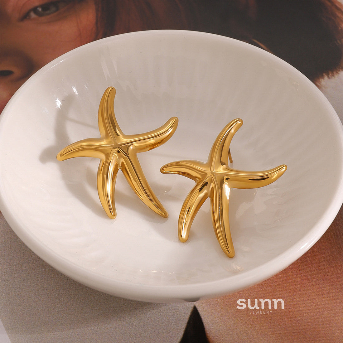 Keegan Starfish Stud Earrings [VU7ZVZM6]