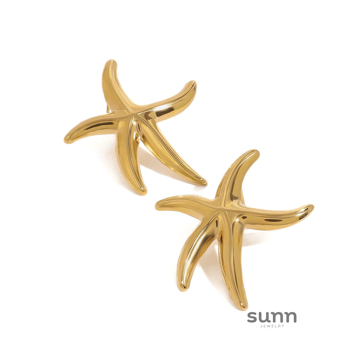 Keegan Starfish Stud Earrings [XBRAESMO]