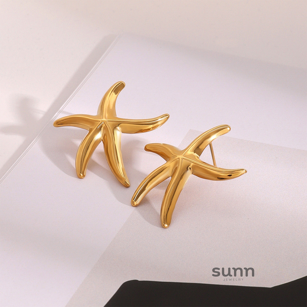 Keegan Starfish Stud Earrings [YRARHE89]