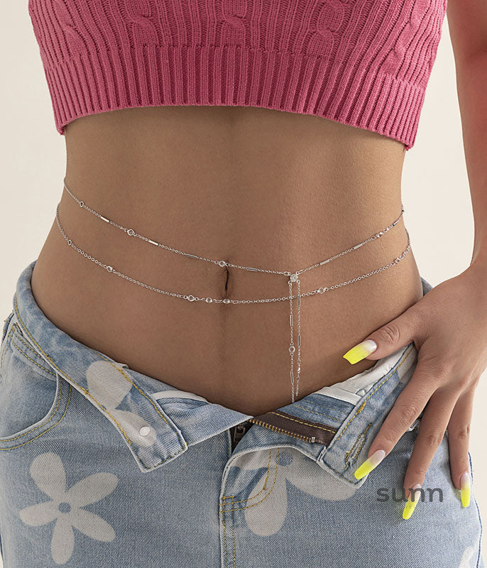 Kelahni Crystal Body Chain Set