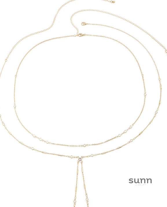 Kelahni Crystal Body Chain Set