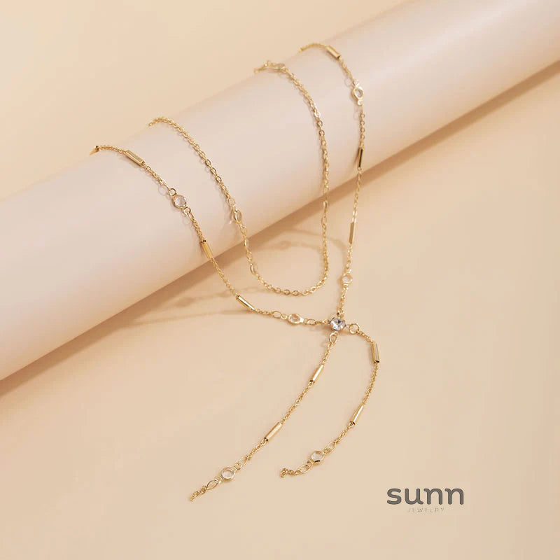 Kelahni Crystal Body Chain Set