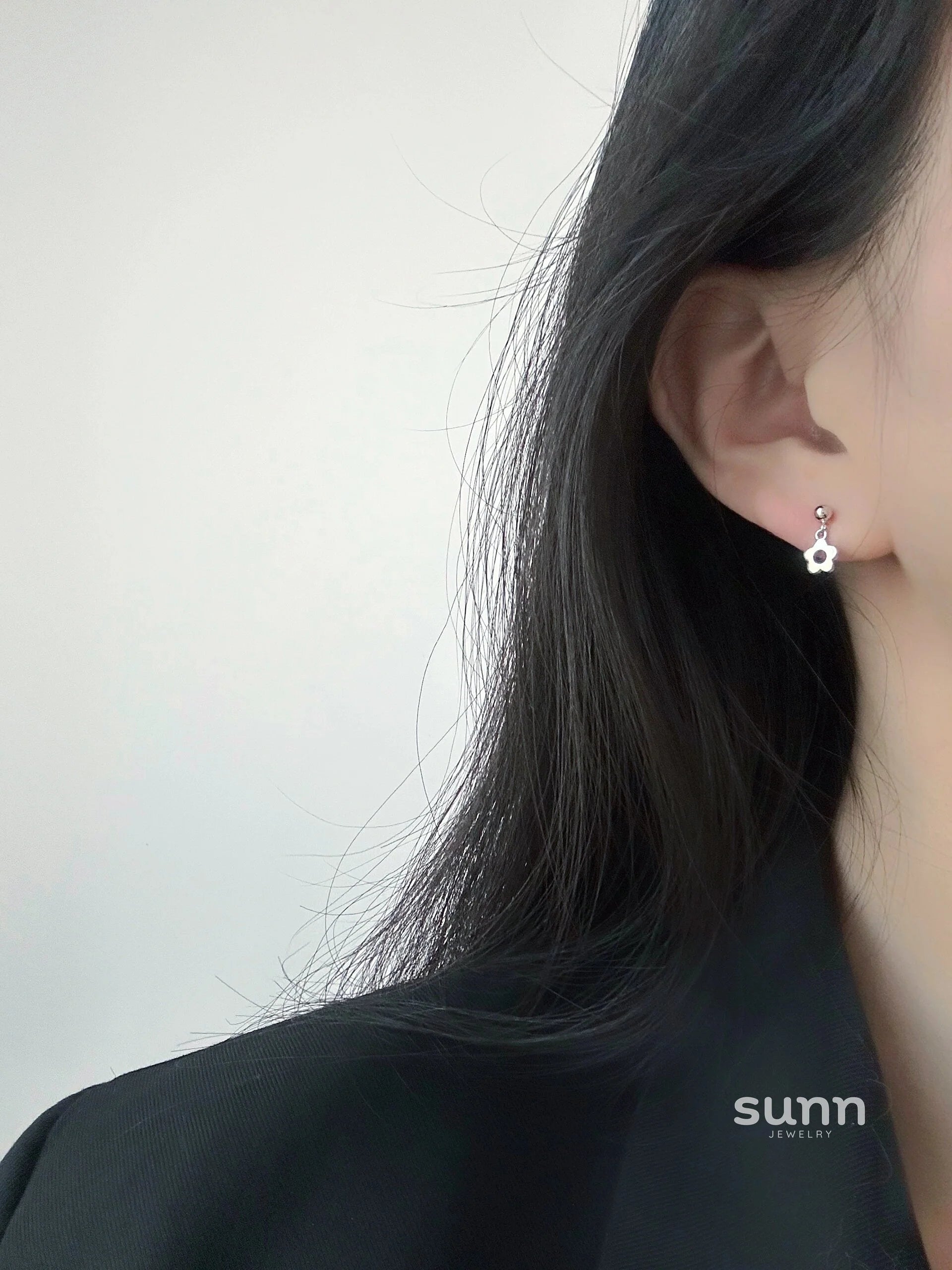 Kelahni Delicate Floral Studs