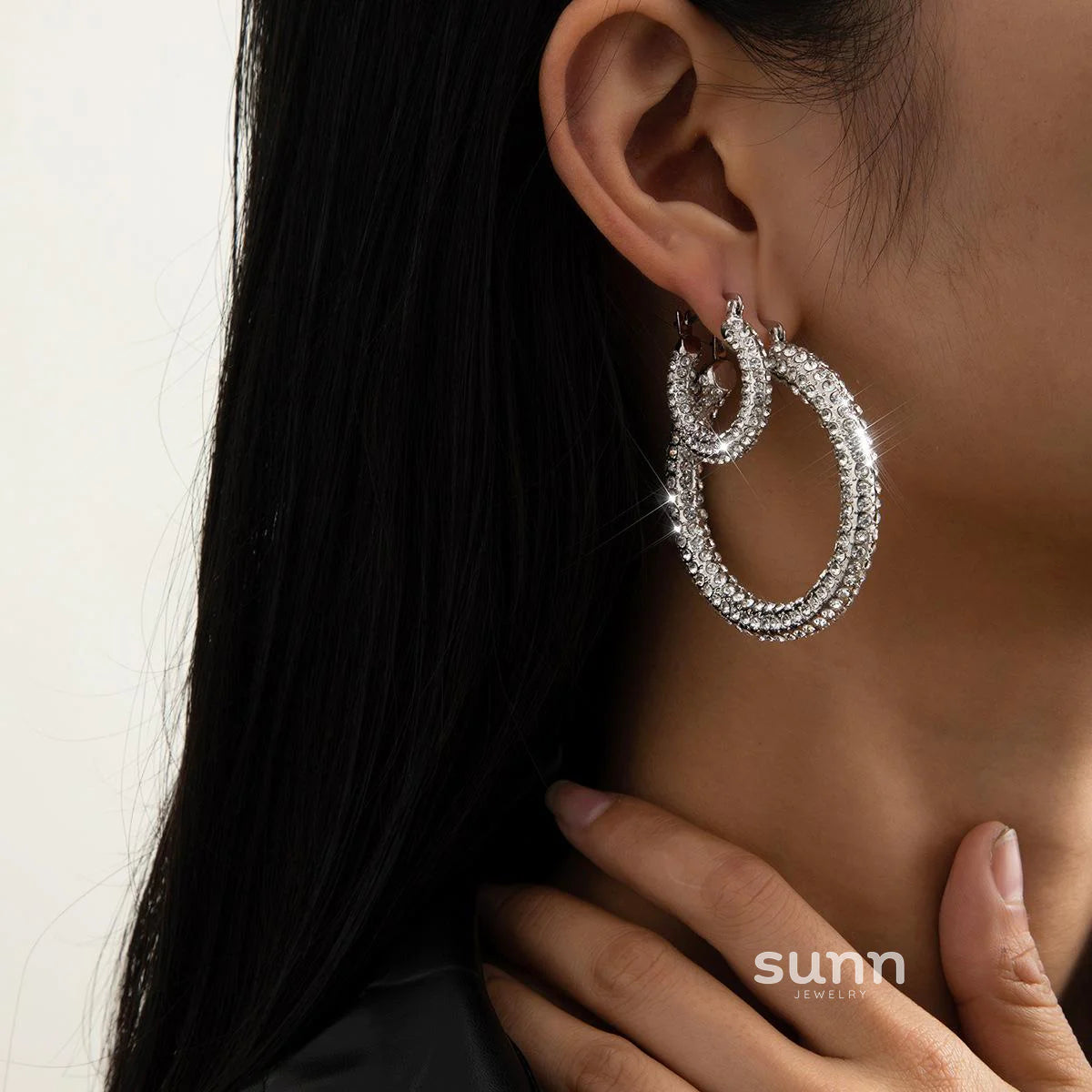 Kelcie Crystal Earring Set