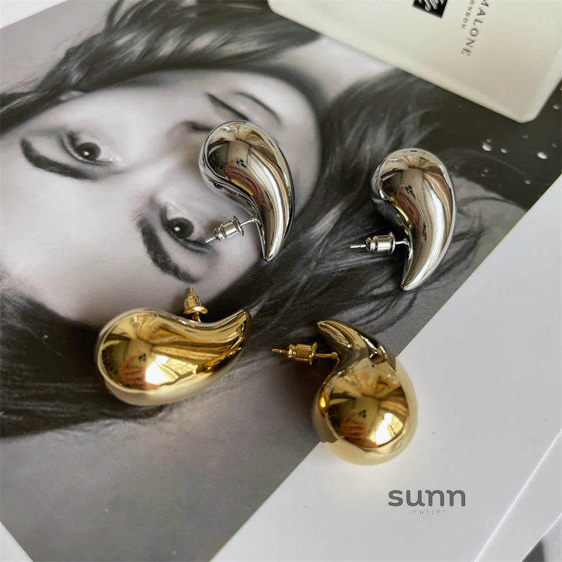 Kellyn Teardrop Hoop Earrings