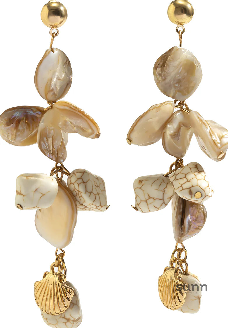 Kelsea Turquoise Shell Earrings