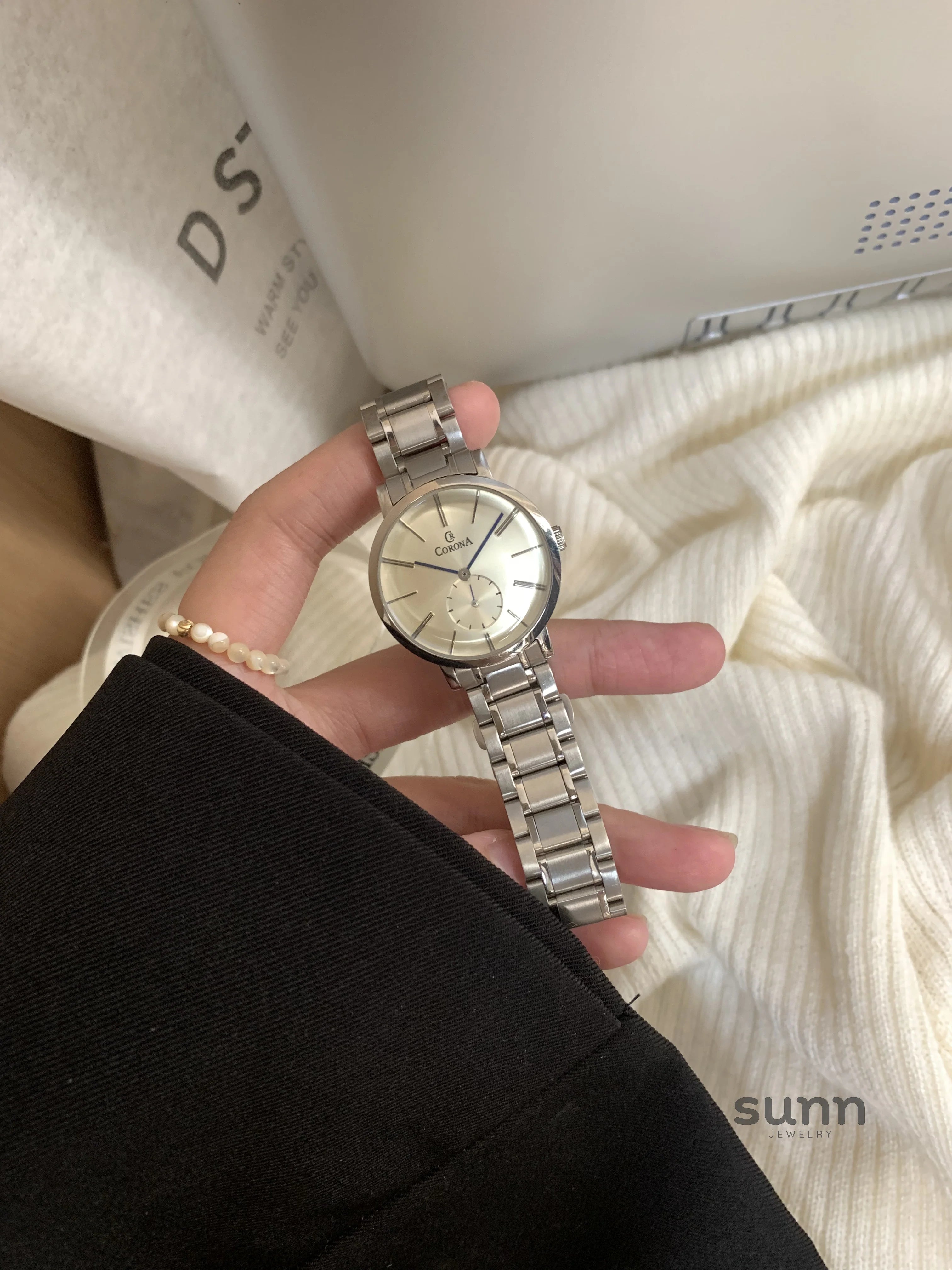 Kelsie Moonlight Mesh Watch