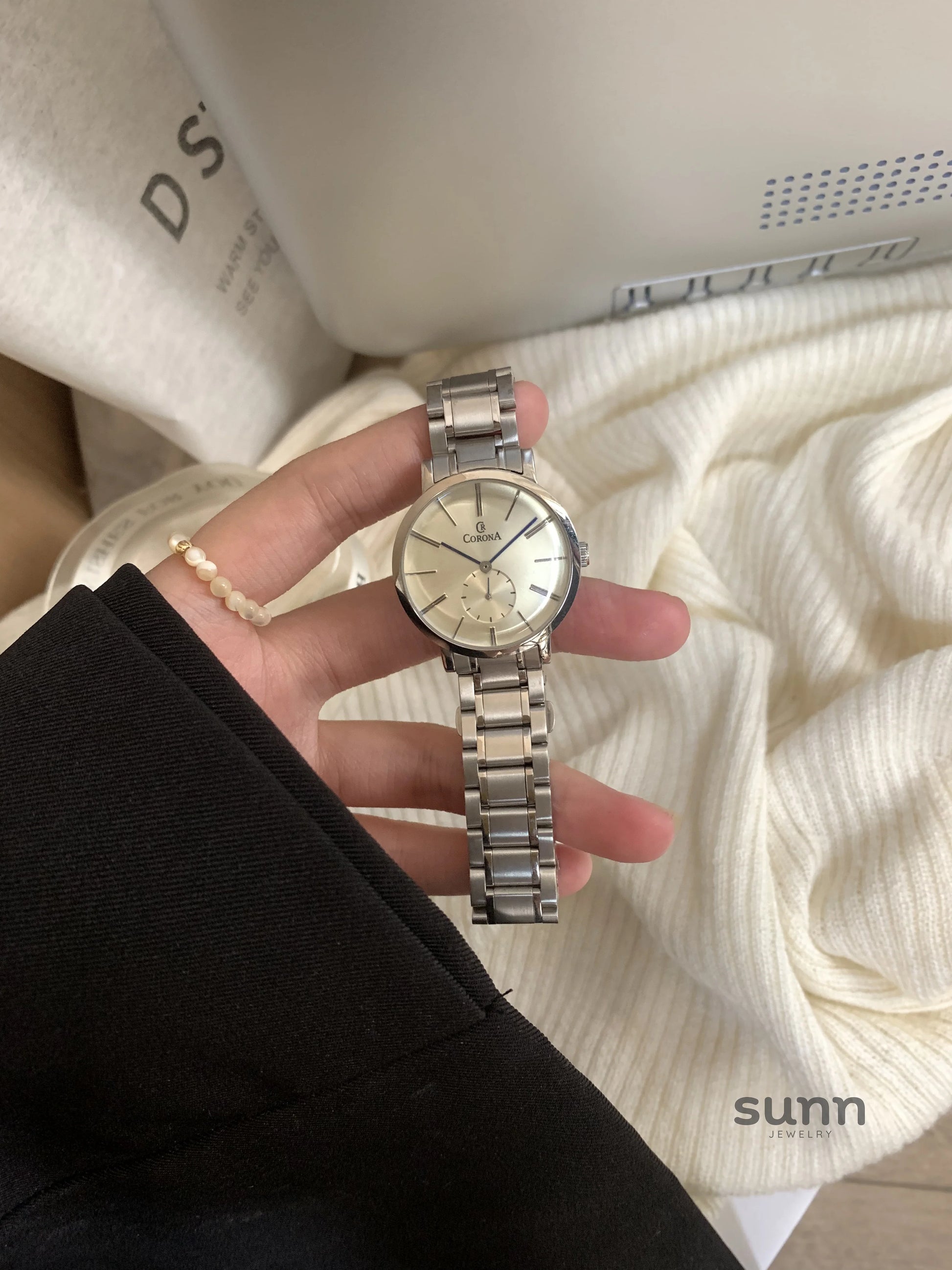 Kelsie Moonlight Mesh Watch
