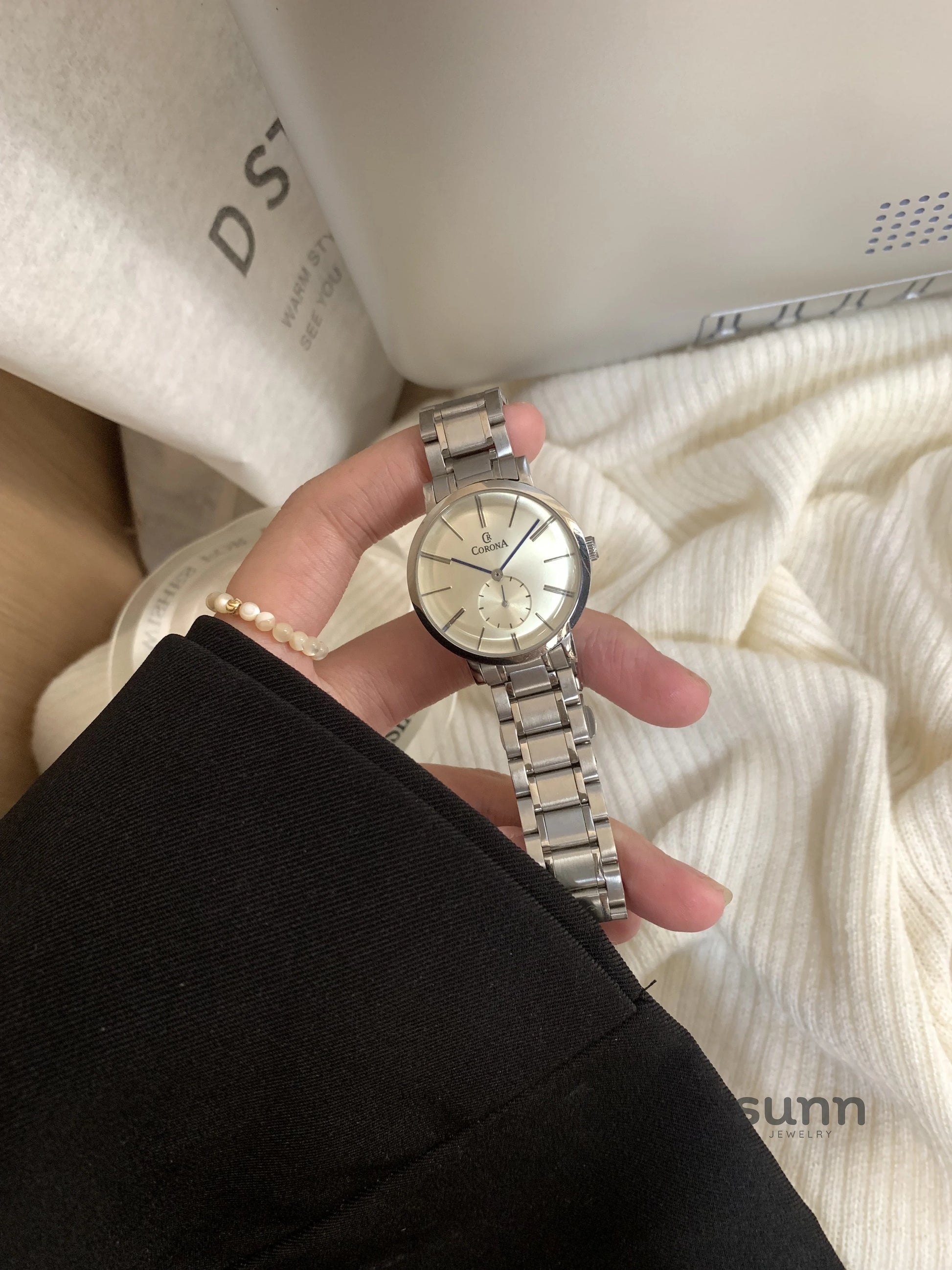 Kelsie Moonlight Mesh Watch