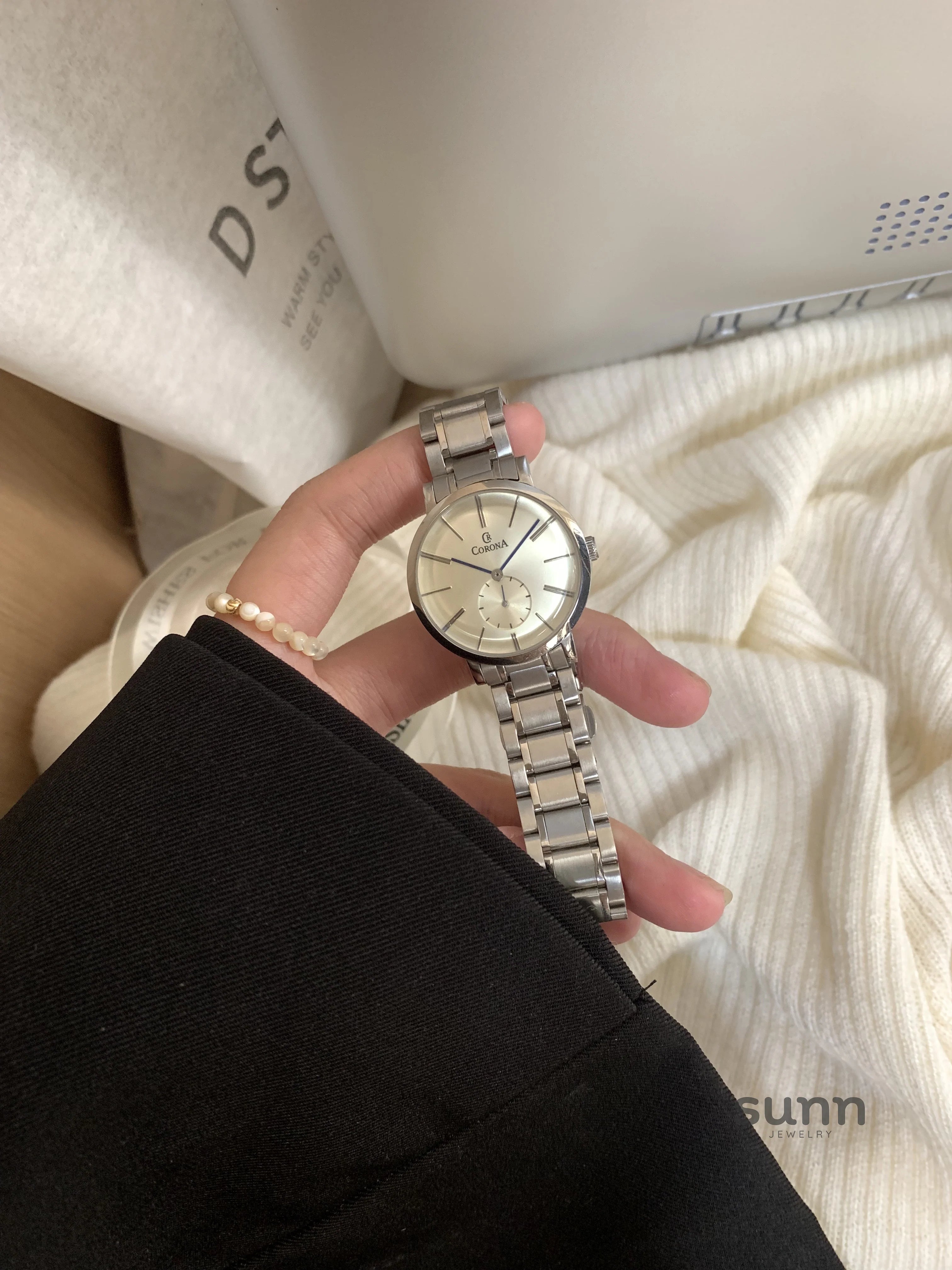 Kelsie Moonlight Mesh Watch