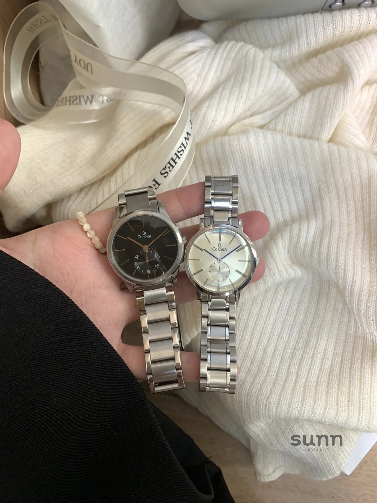 Kelsie Moonlight Mesh Watch