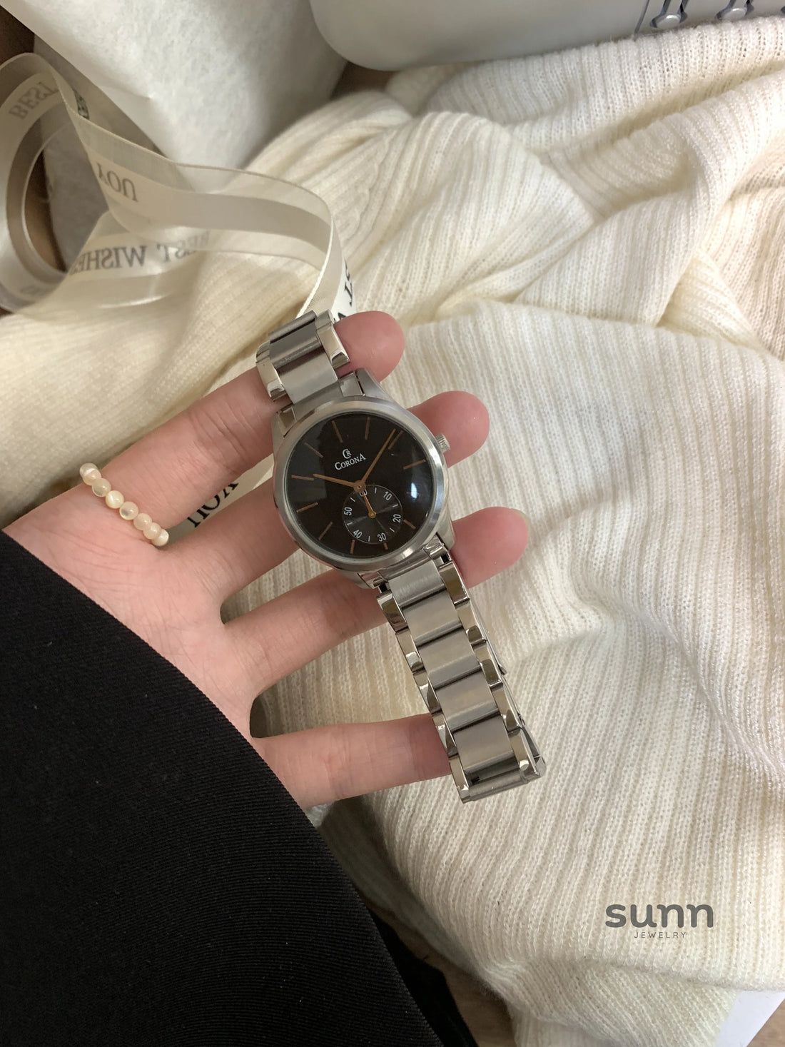 Kelsie Moonlight Mesh Watch