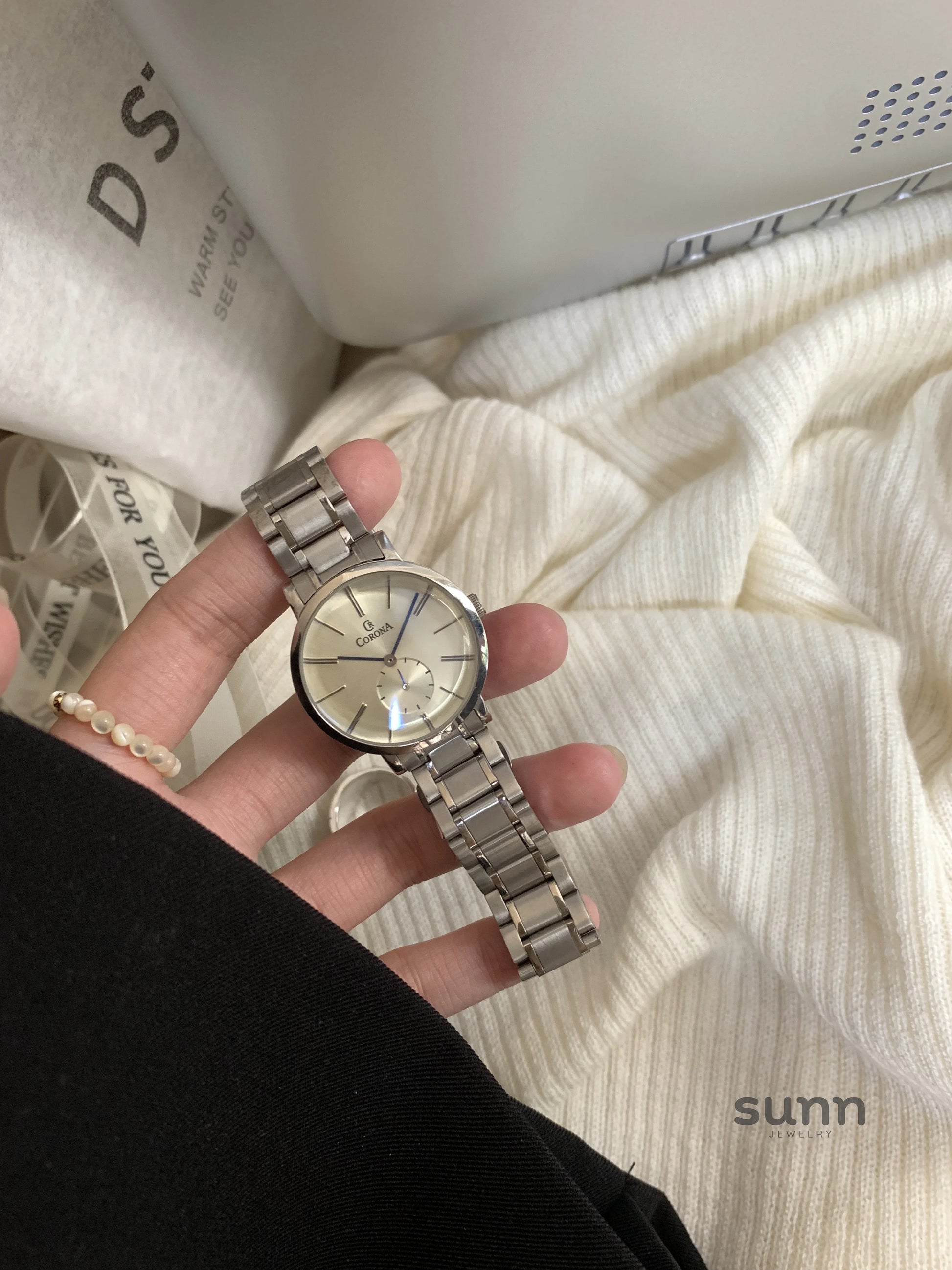 Kelsie Moonlight Mesh Watch