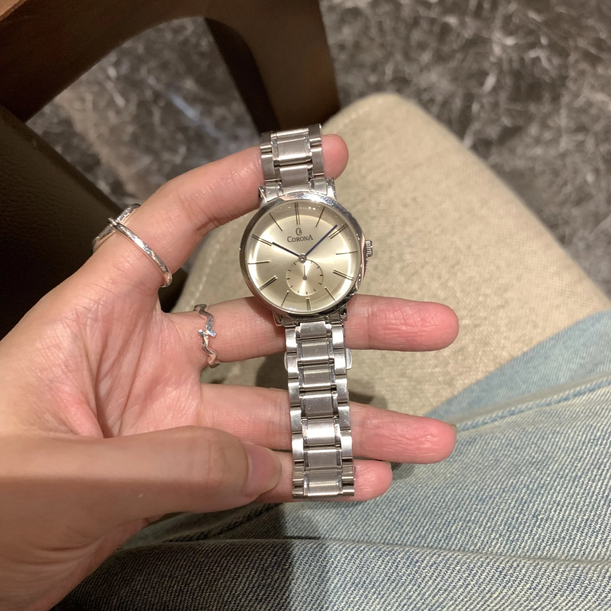 Kelsie Moonlight Mesh Watch