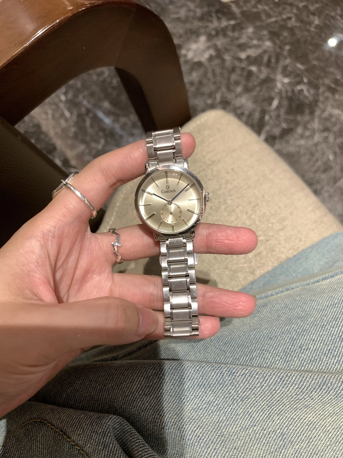 Kelsie Moonlight Mesh Watch