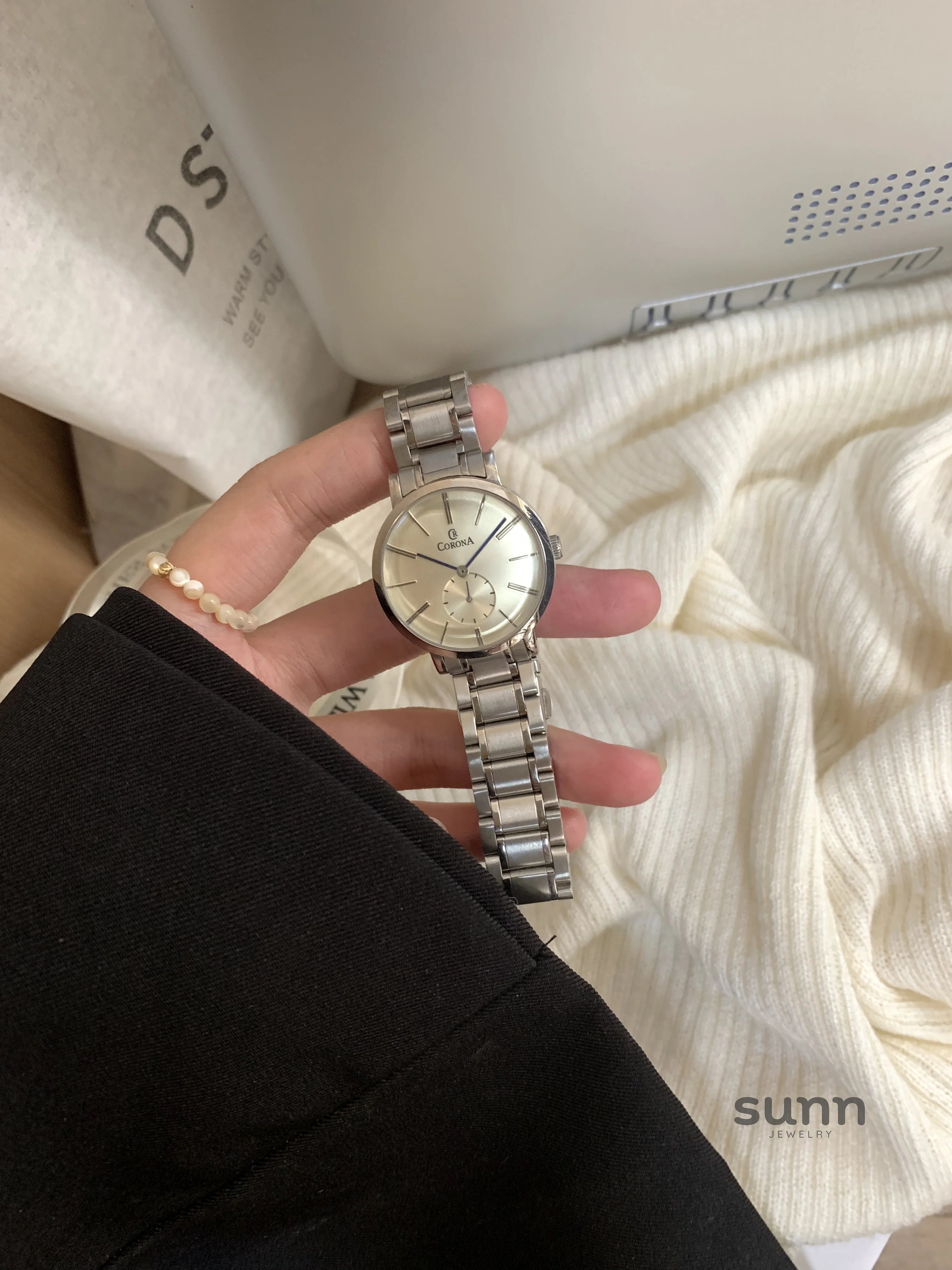 Kelsie Moonlight Mesh Watch