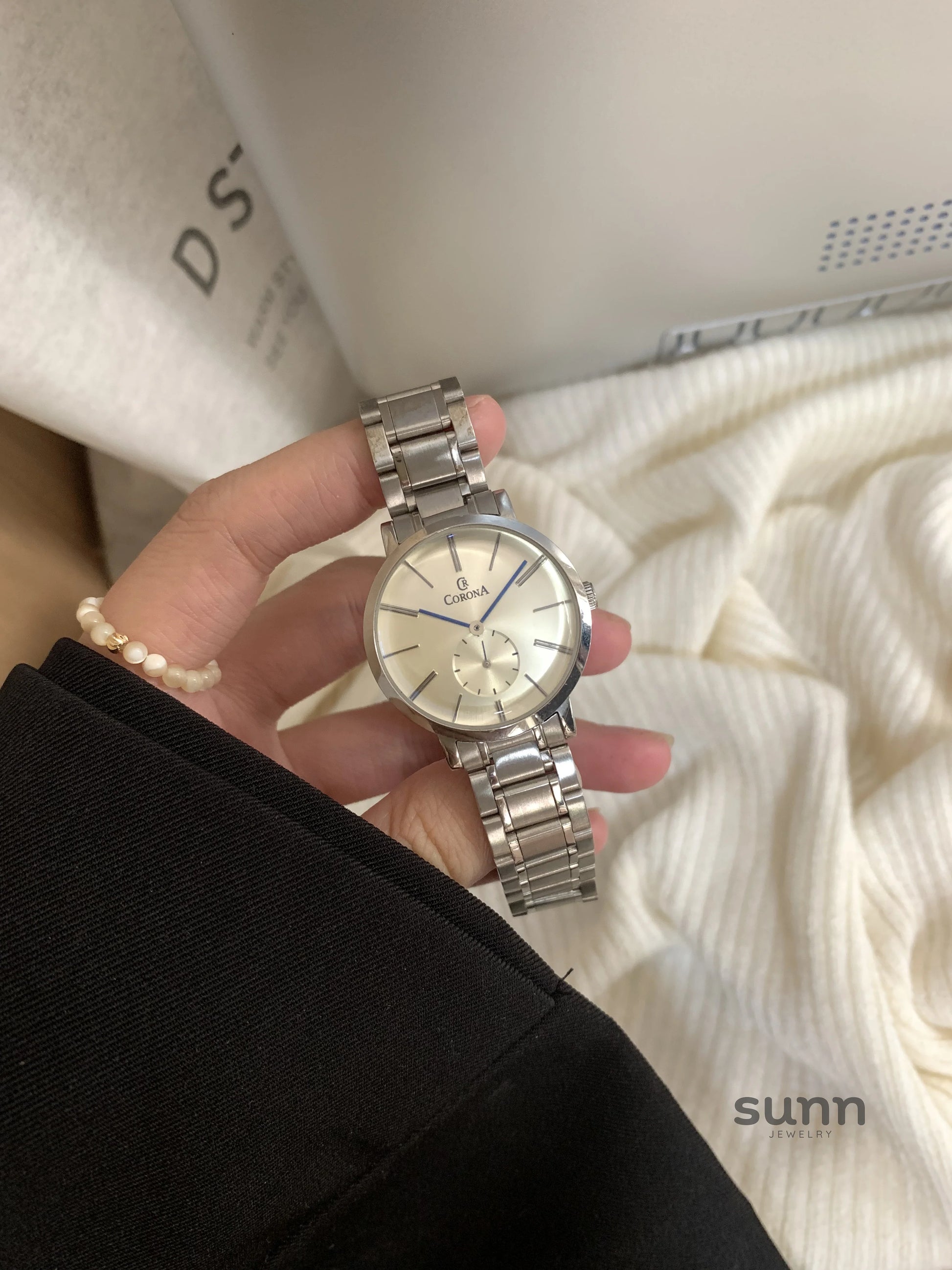 Kelsie Moonlight Mesh Watch