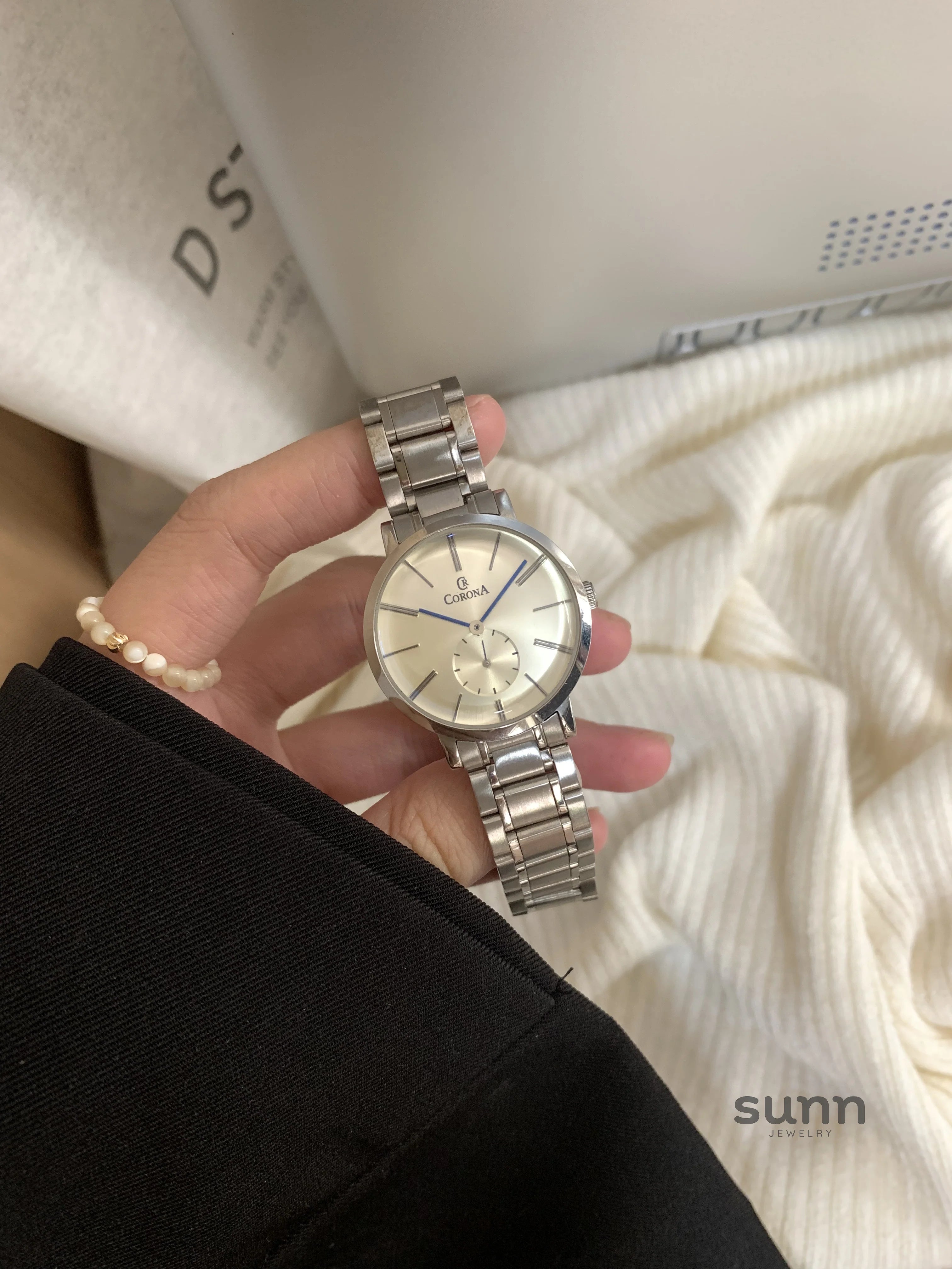Kelsie Moonlight Mesh Watch