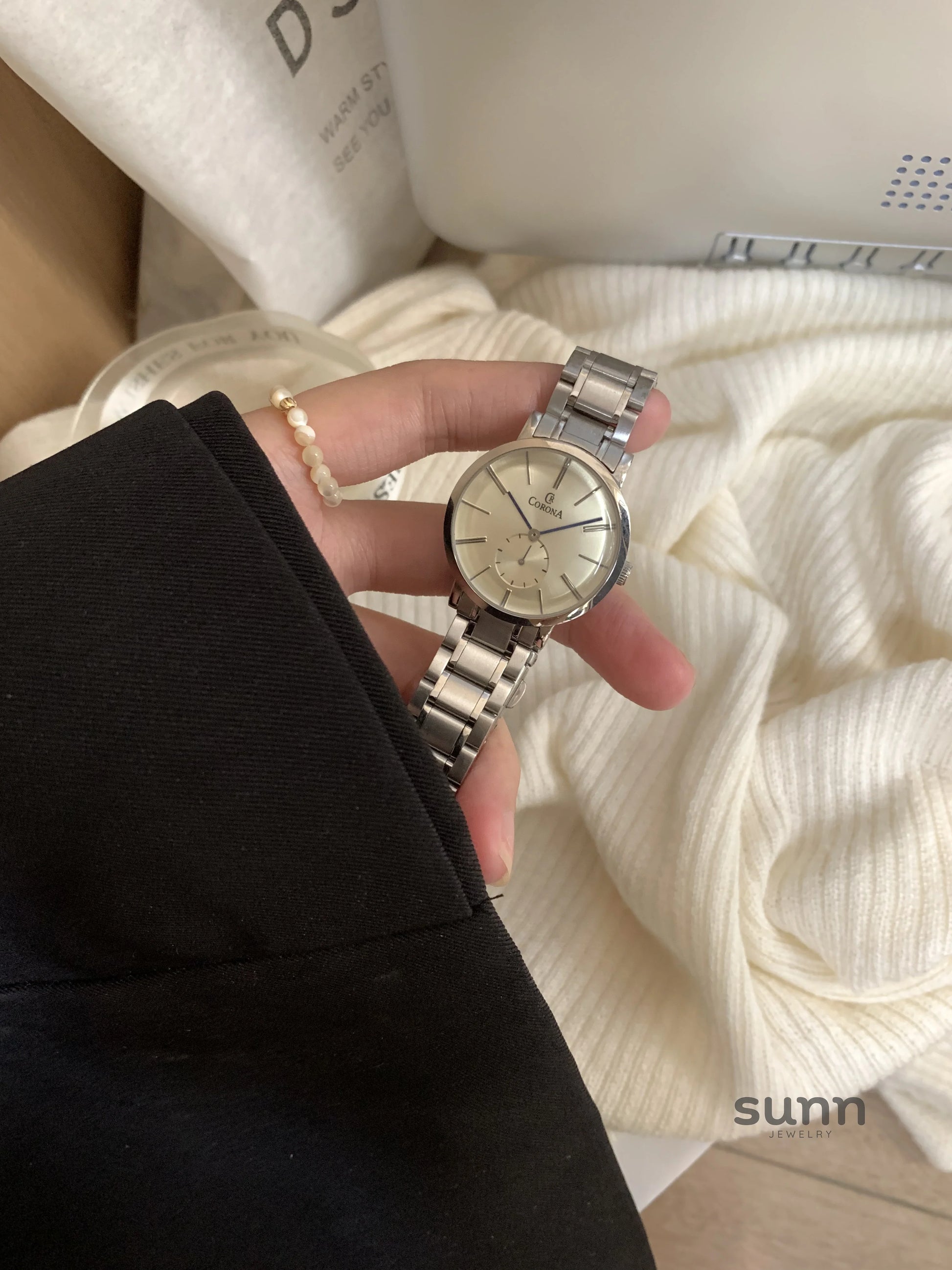 Kelsie Moonlight Mesh Watch