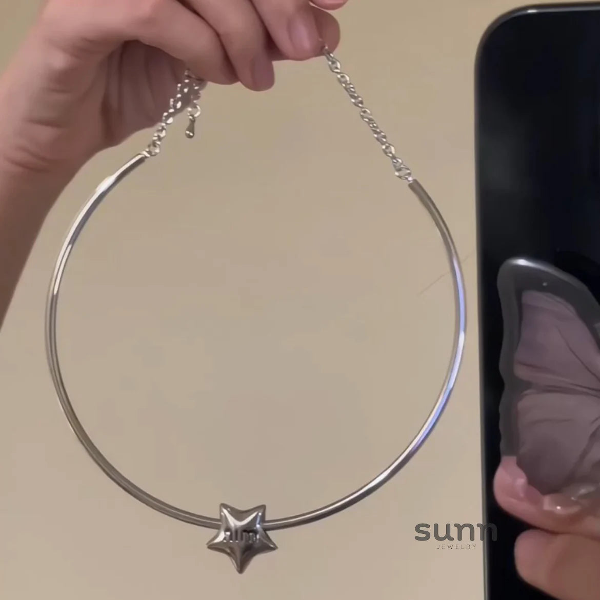 Kemiyah Star Letter Choker