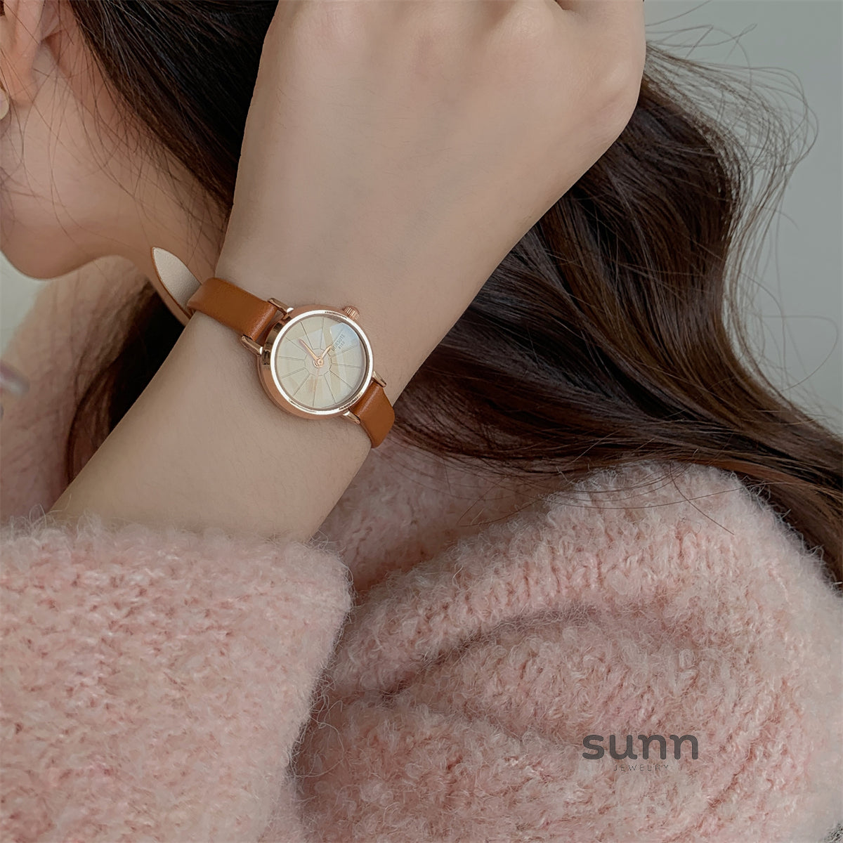 Kenadie Retro Leather Watch [524HB6QK]