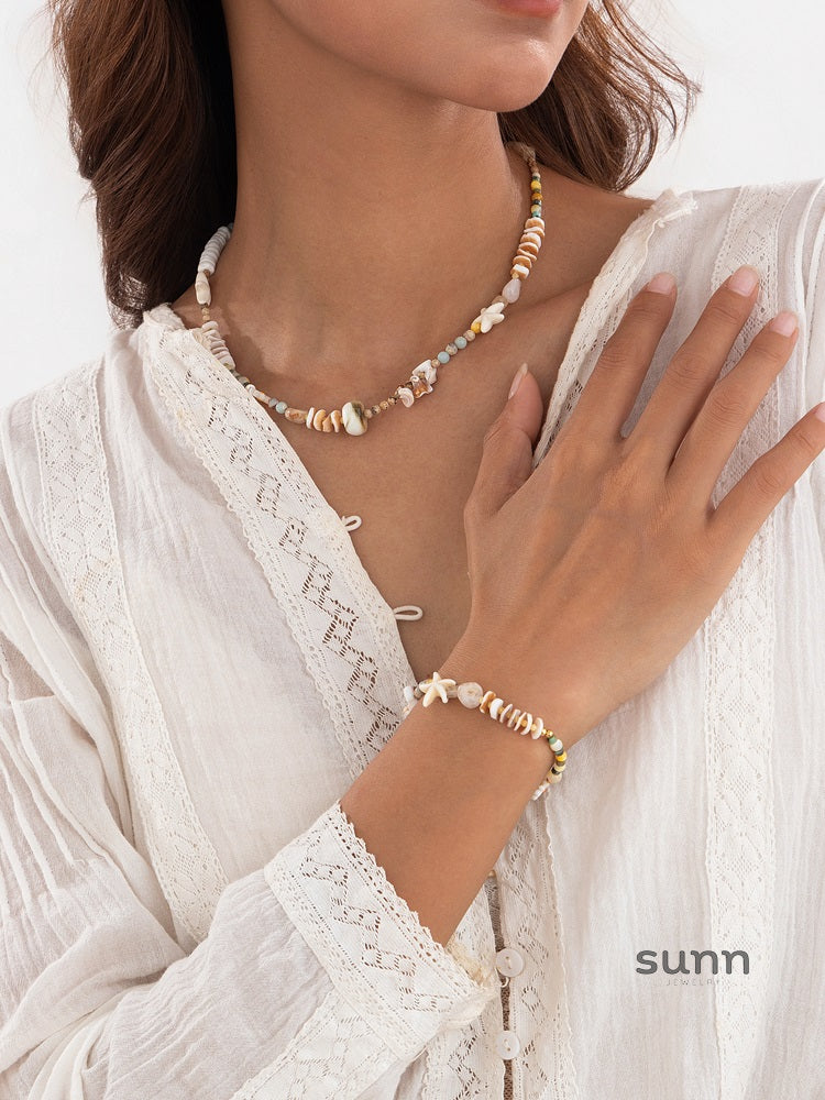 Kendal Bohemian Shell Necklace [LCTK66Y1]
