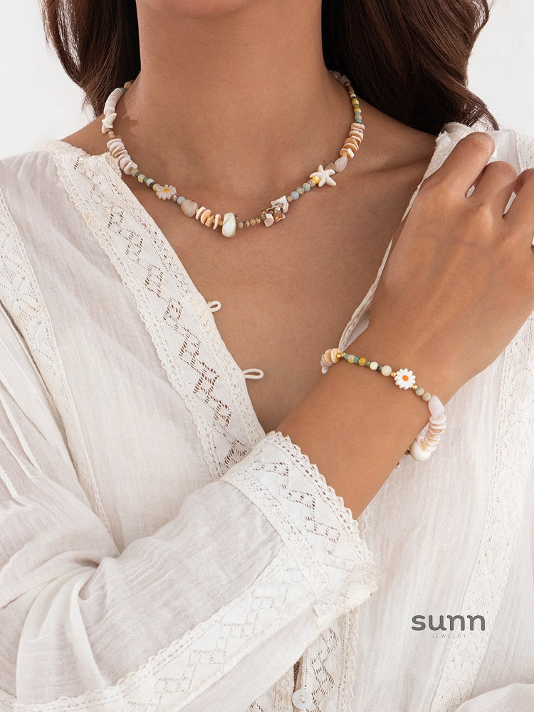 Kendal Bohemian Shell Necklace [04NTC9N0]