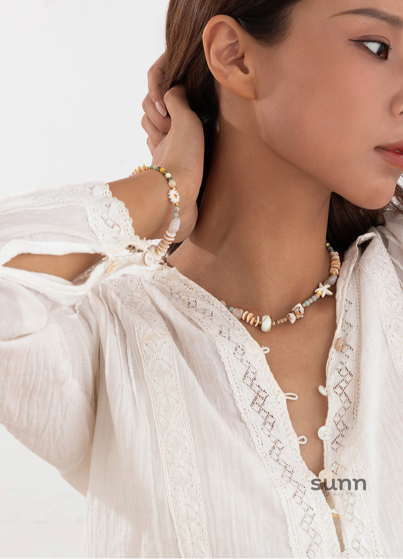 Kendal Bohemian Shell Necklace [WBO2ONHK]
