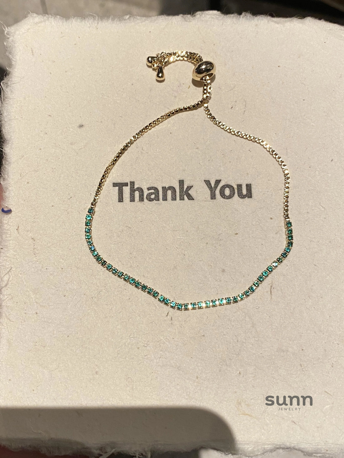 Kendal Mint Star Bracelet