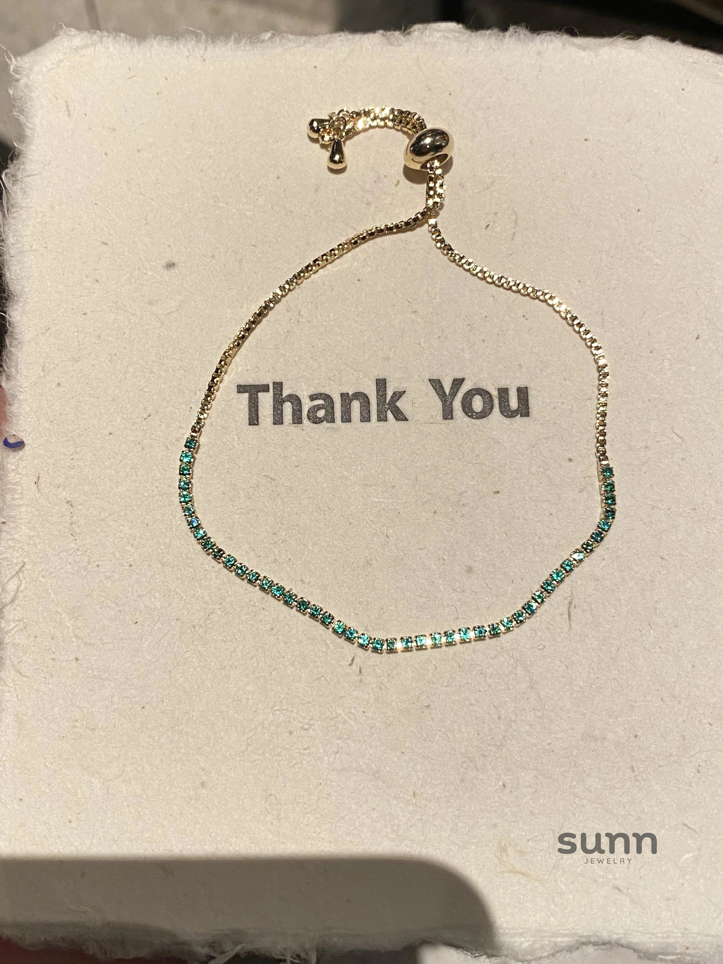 Kendal Mint Star Bracelet