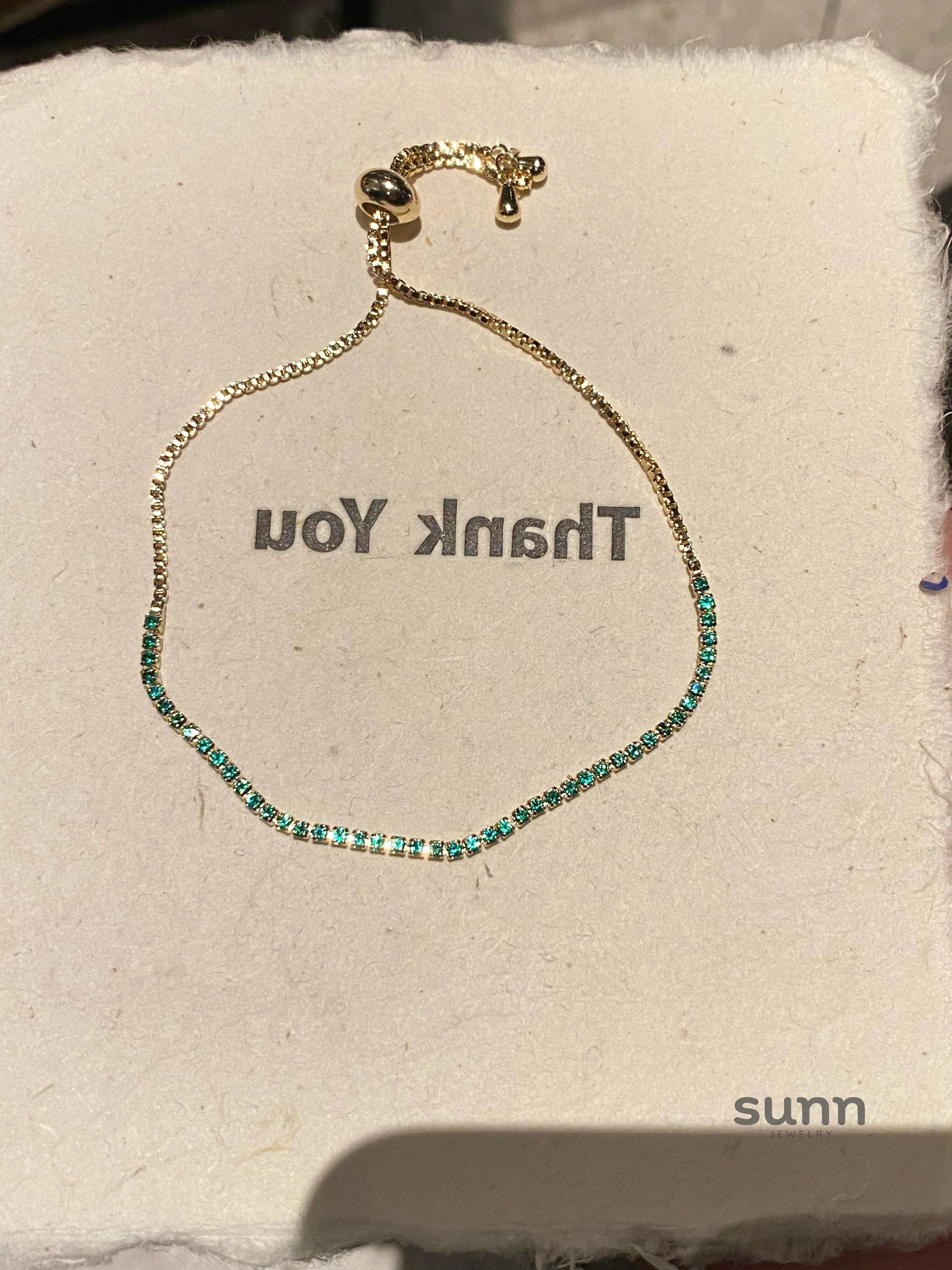 Kendal Mint Star Bracelet