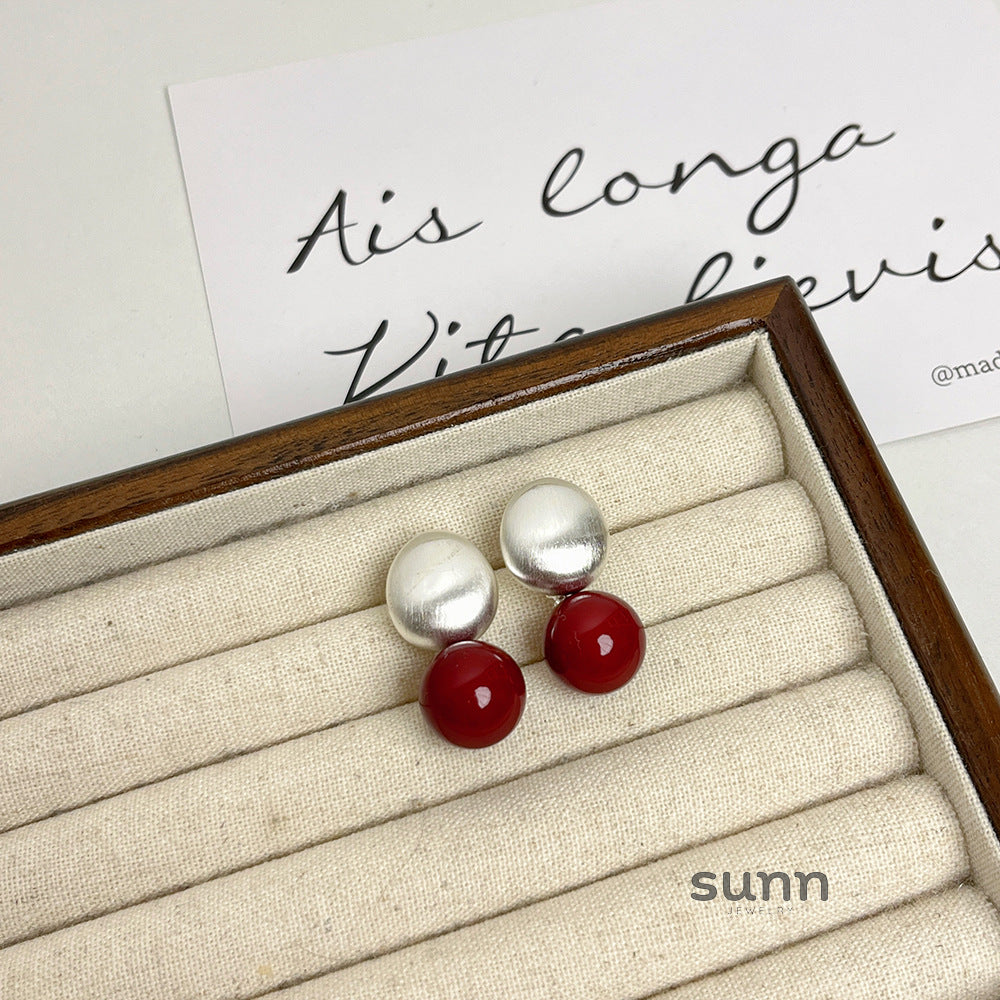 Kendalynn Heart Pearl Stud Earrings [99R8MXQS]