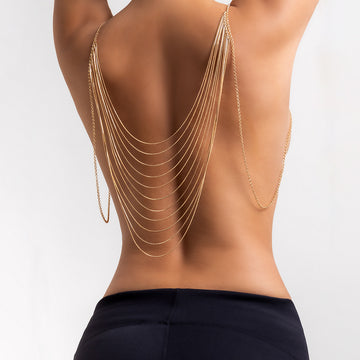 Kendalynn Layered Snake Body Chain [JIVUXLX1]