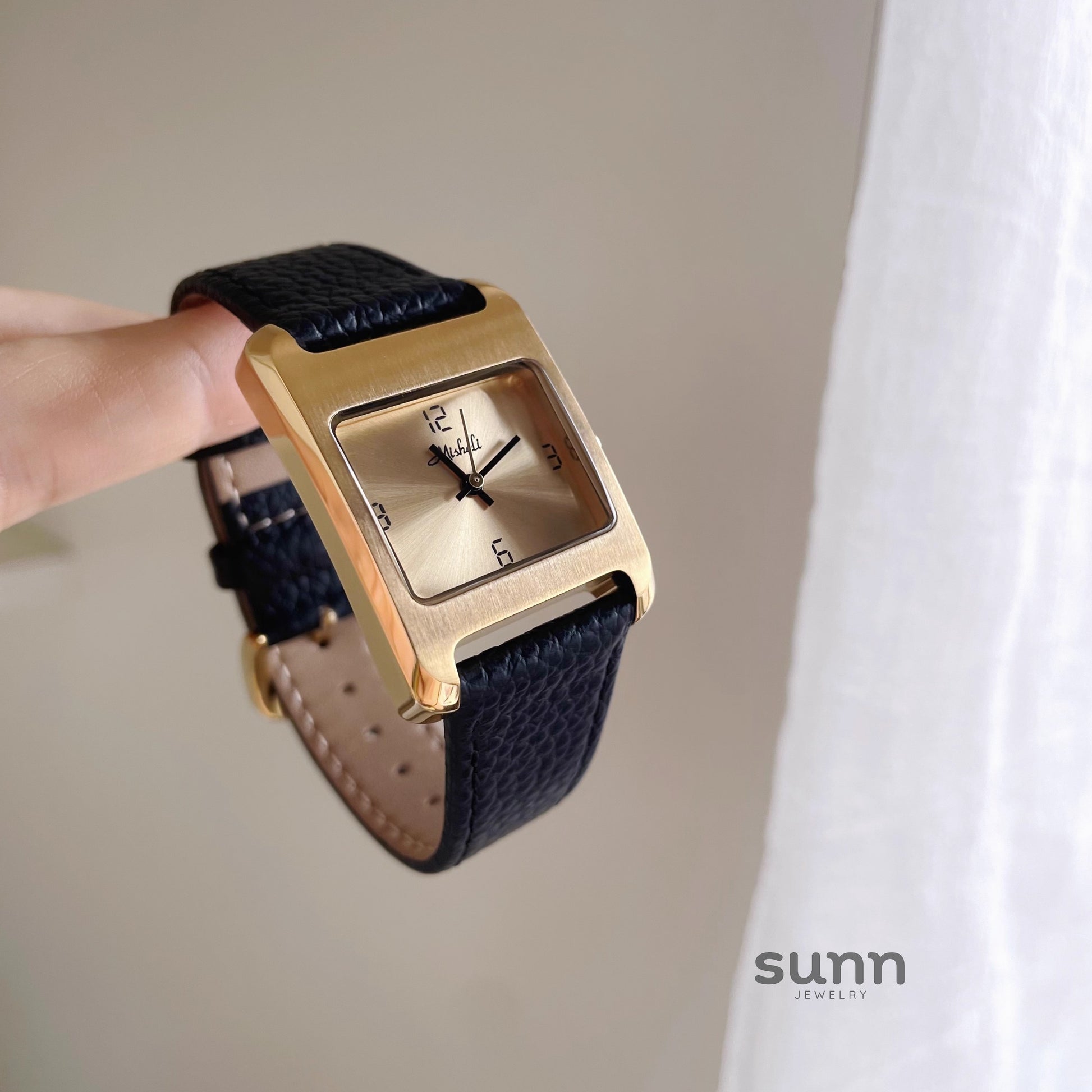 Kendyl Elegant Square Leather Watch [Y6Q97IJ7]