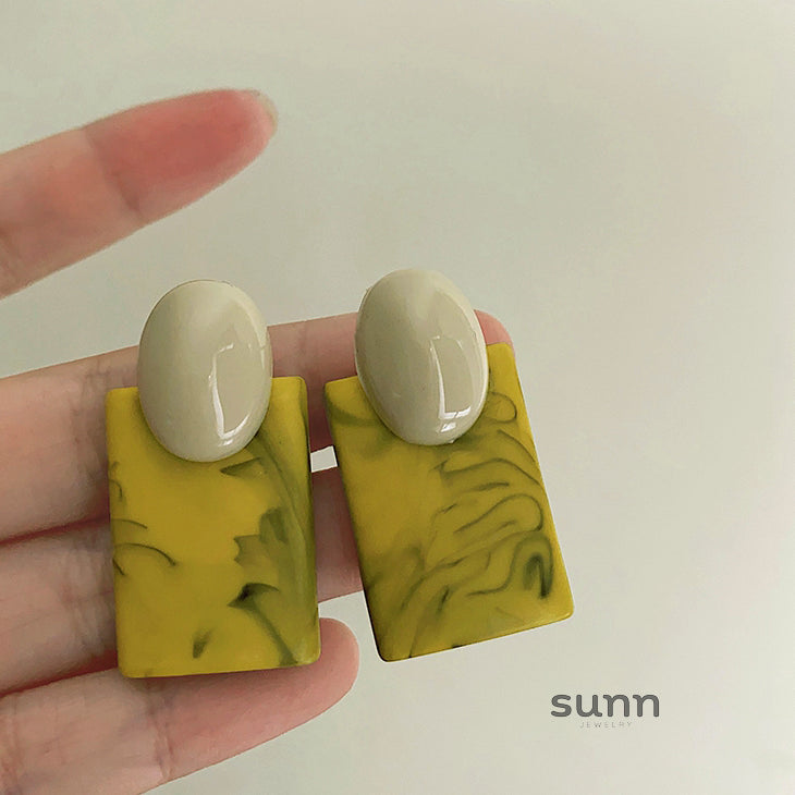 Kendyl Oil Painting Drop Earrings [RGIUC7AT]