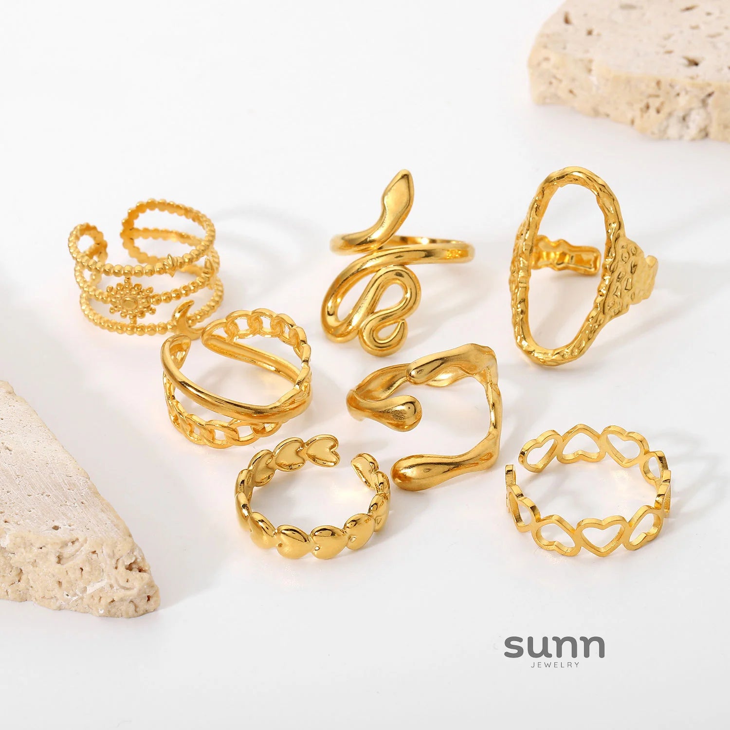 Kendyll Geometric Open Ring