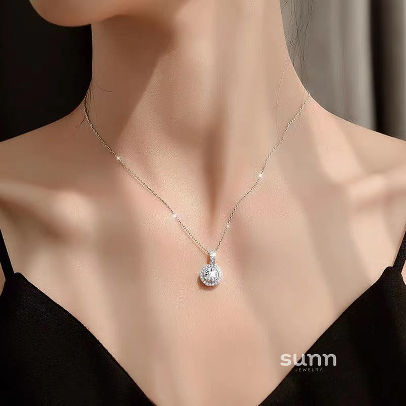 Keniyah Brilliant Solitaire Necklace [TYHQJMVL]